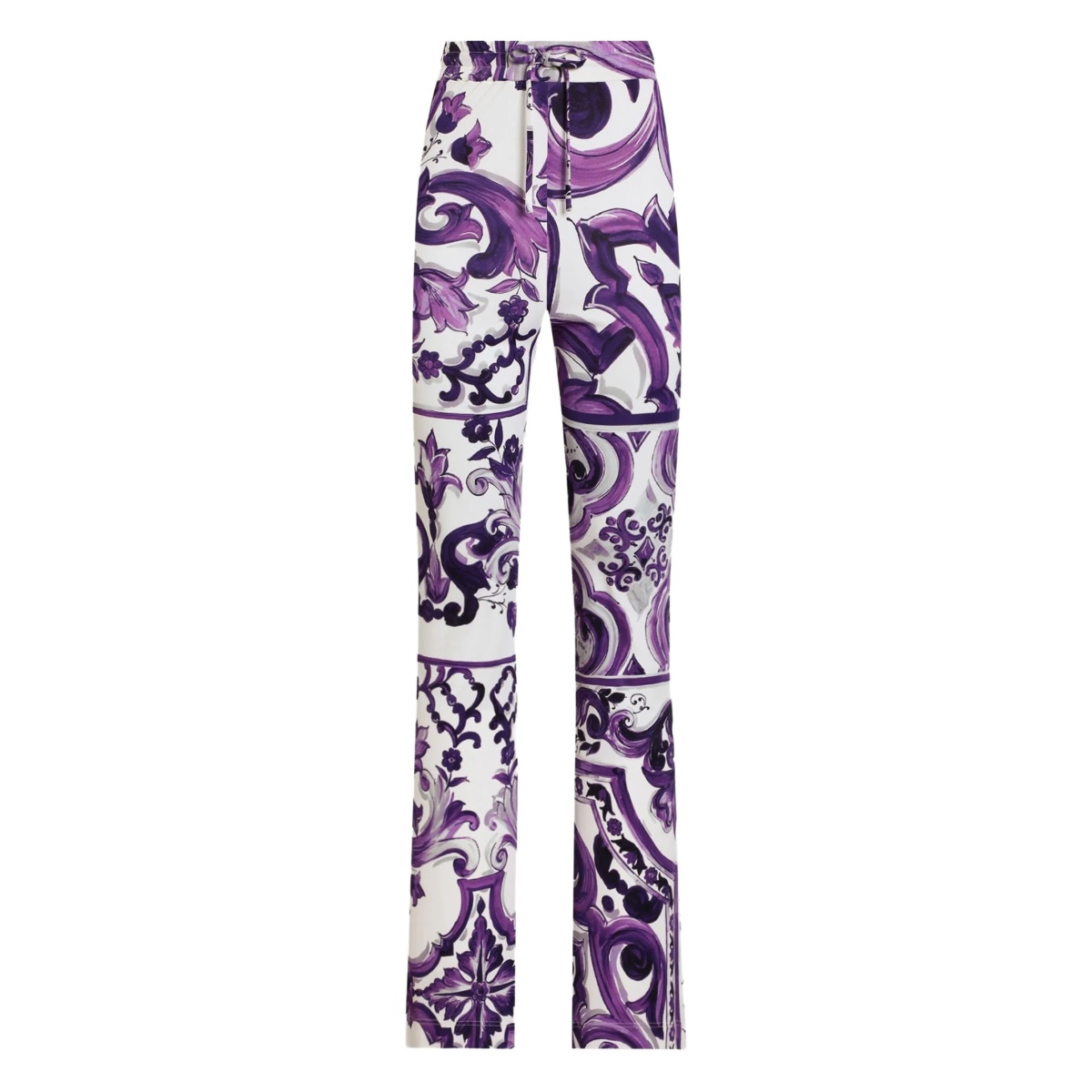 graphic-print trousers
