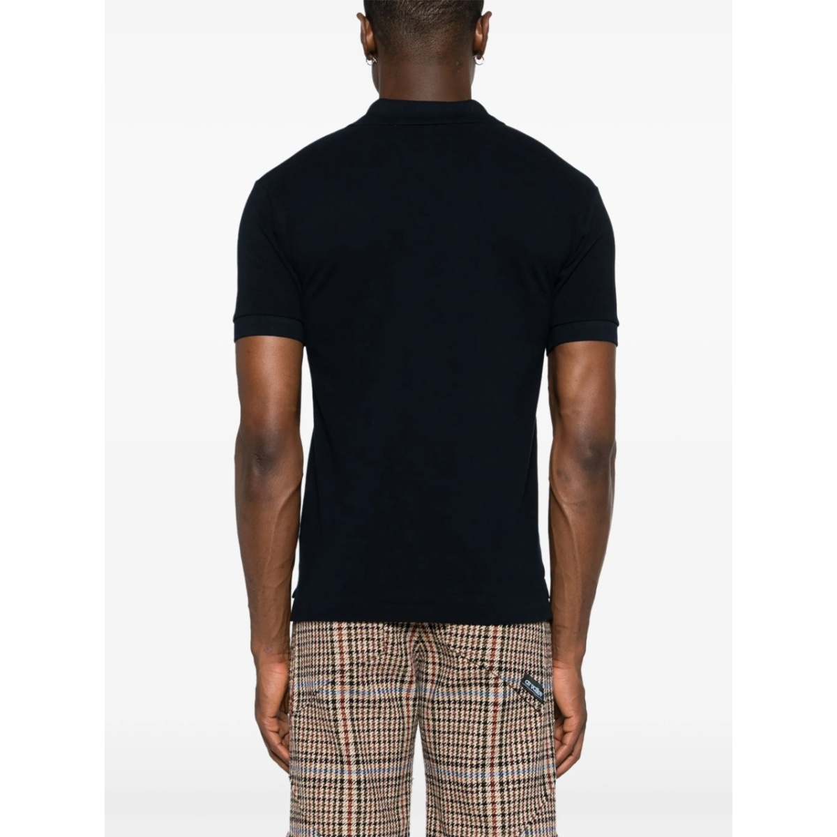 heart-patch cotton polo shirt - Img 5
