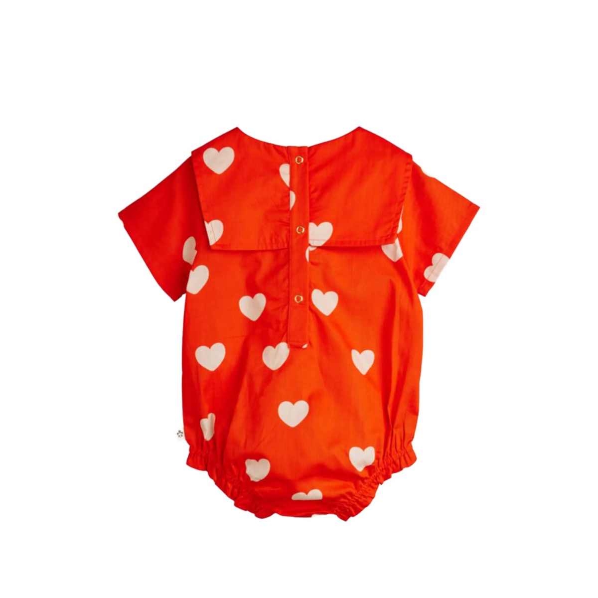 heart-print collared T-shirt - Img 2