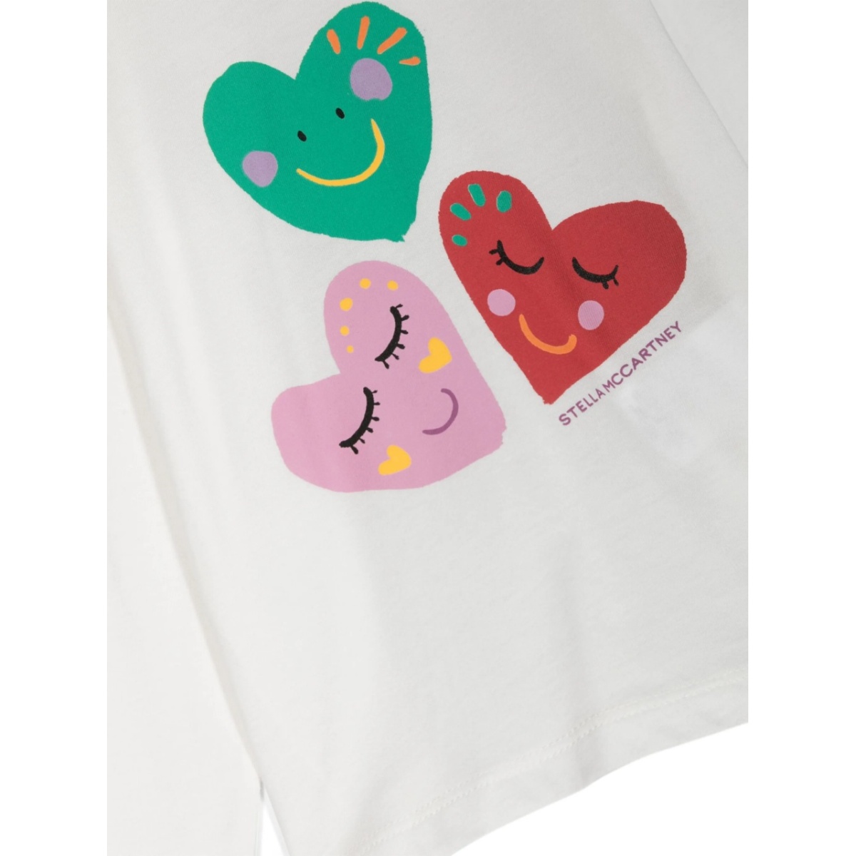 heart-print long-sleeve T-shirt - Img 3