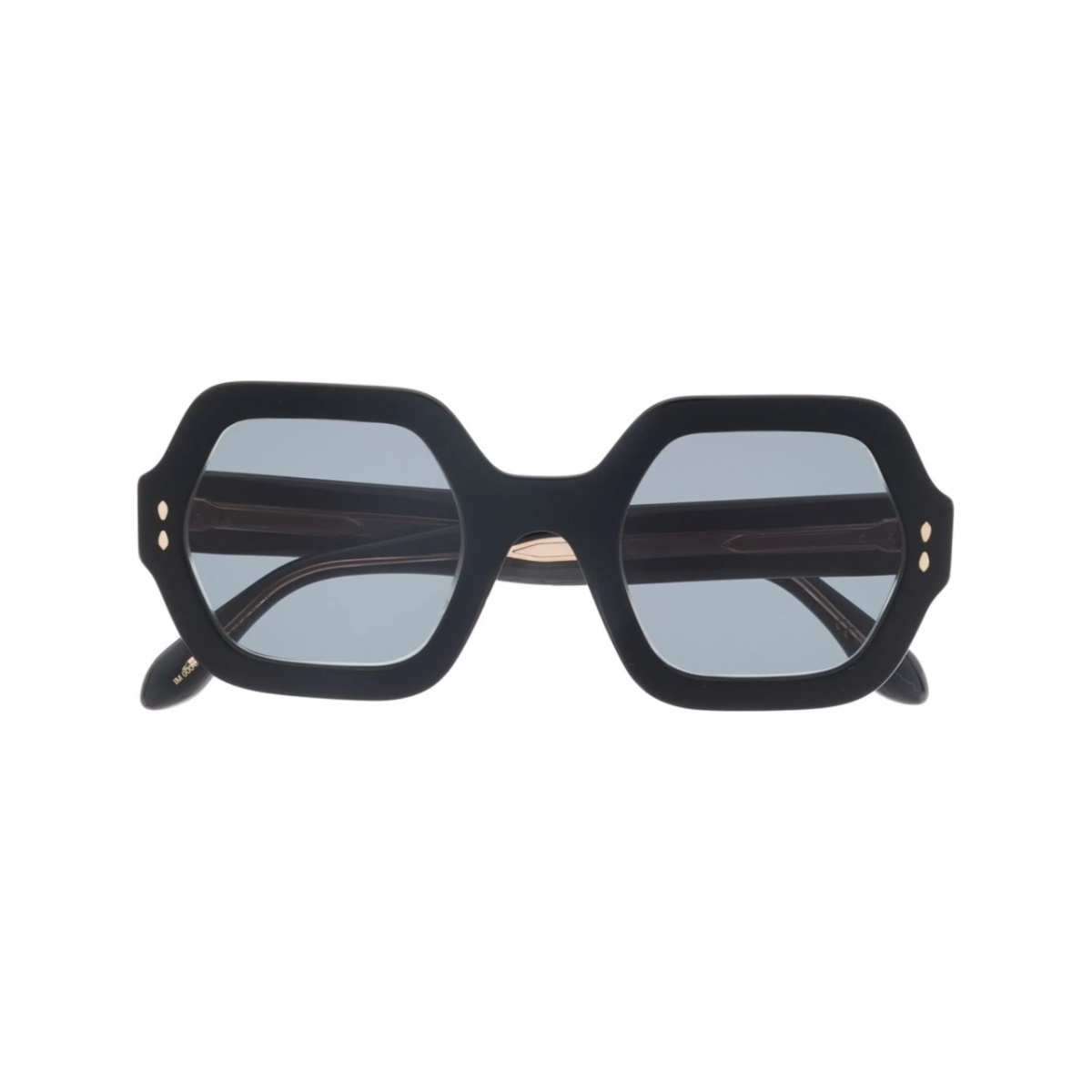 hexagonal-frame sunglasses