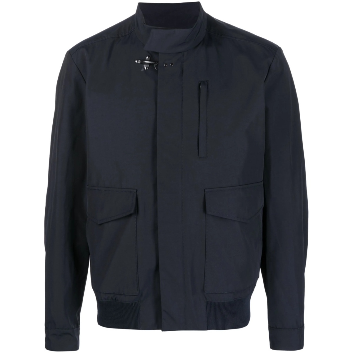 high-neck lightweight jacket