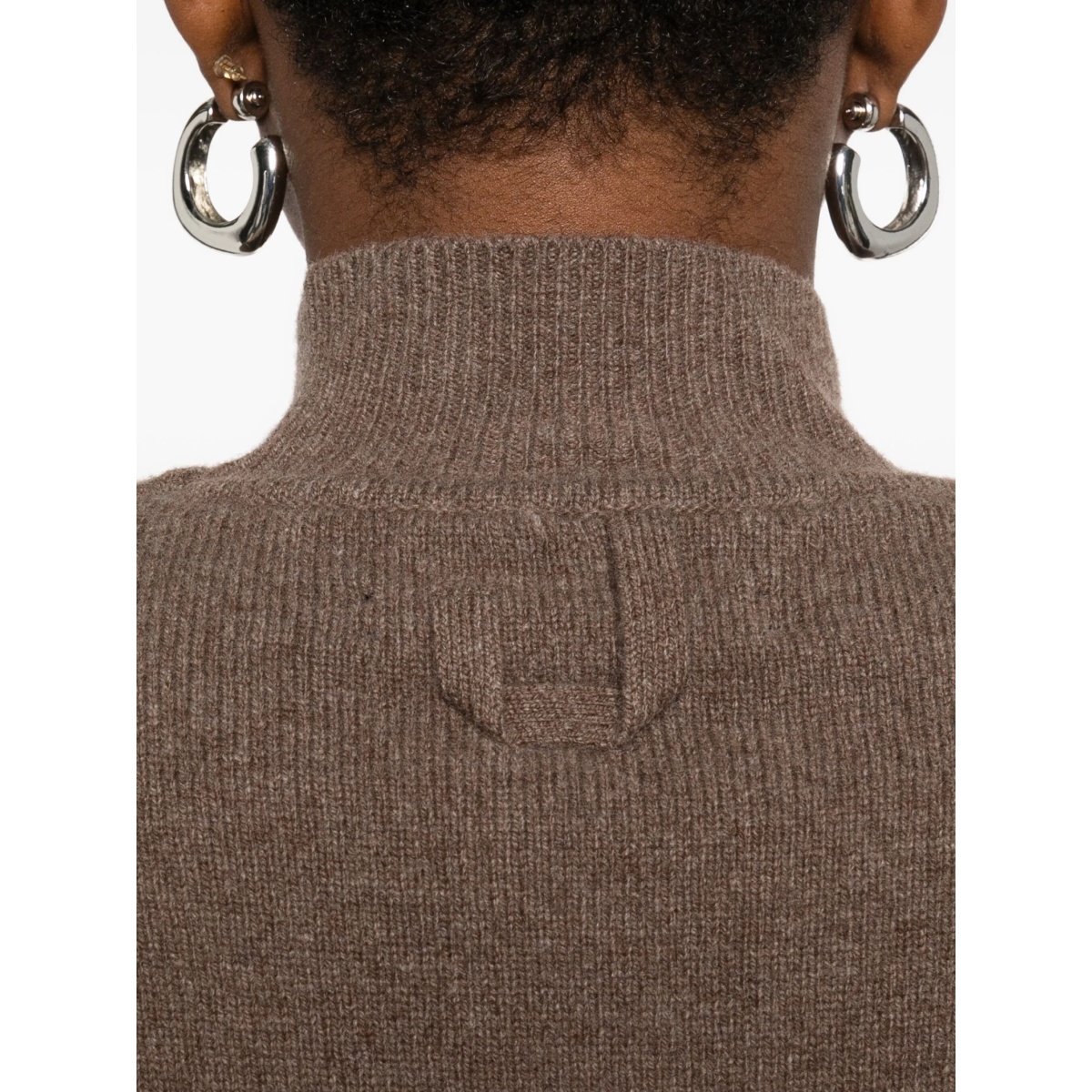 high-neck short-sleeve top - Img 5