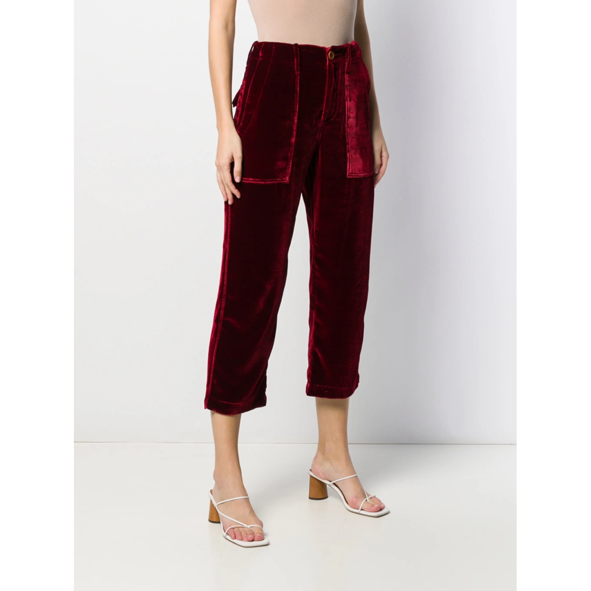 high-rise cropped trousers - Img 3
