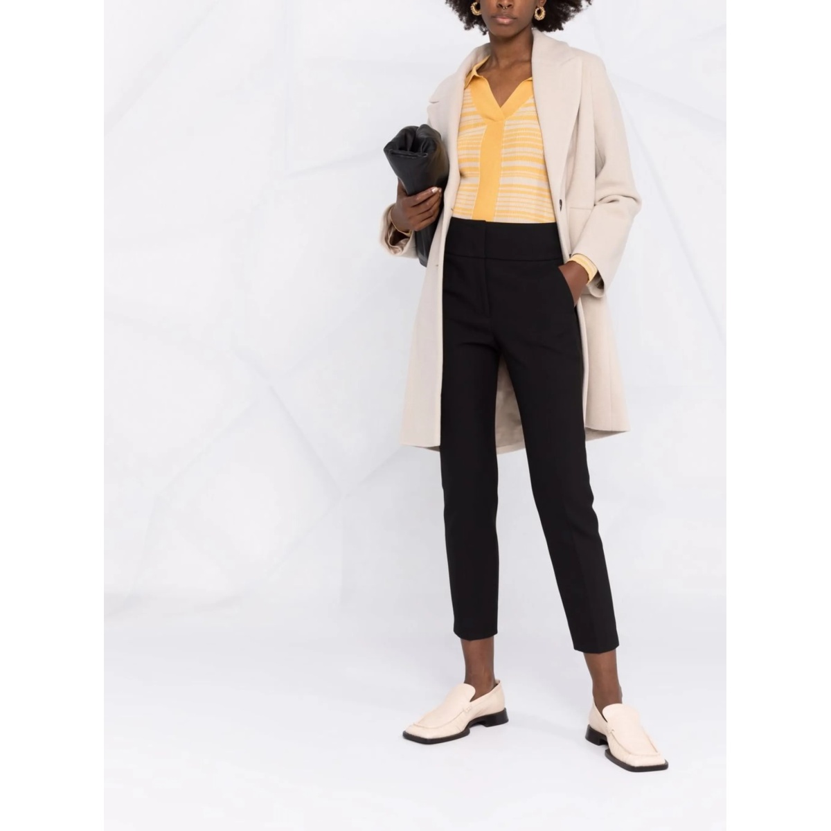 high-rise slim-fit trousers - Img 2