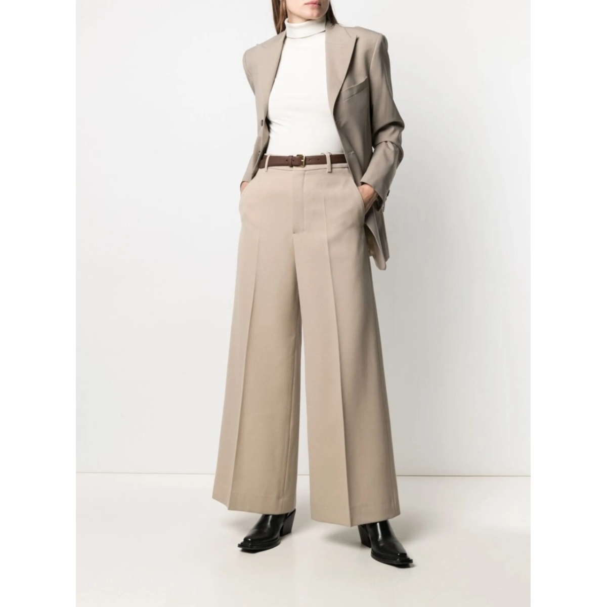 high-waisted palazzo pants - Img 2