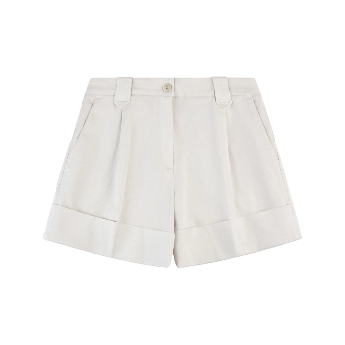 high-waisted tailored shorts