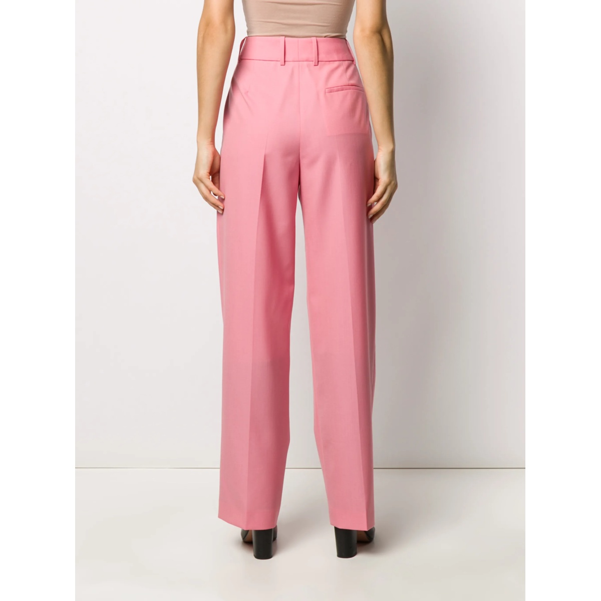 high-waisted tailored trousers - Img 4