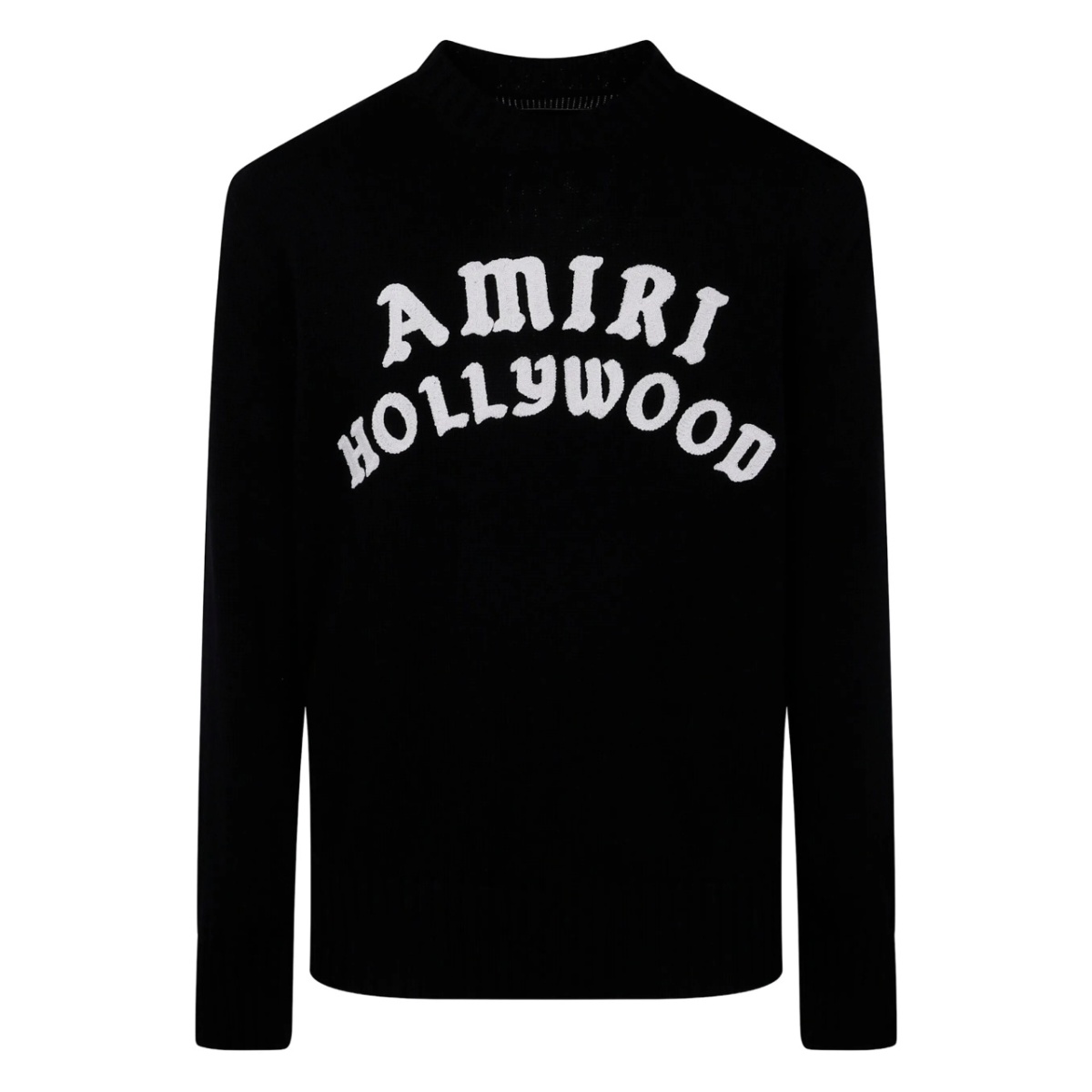 Hollywood logo-embroidered knit sweater