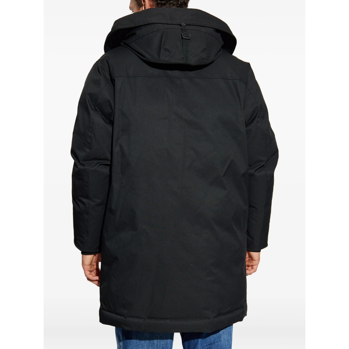 hooded zip-fastening parka - Img 4