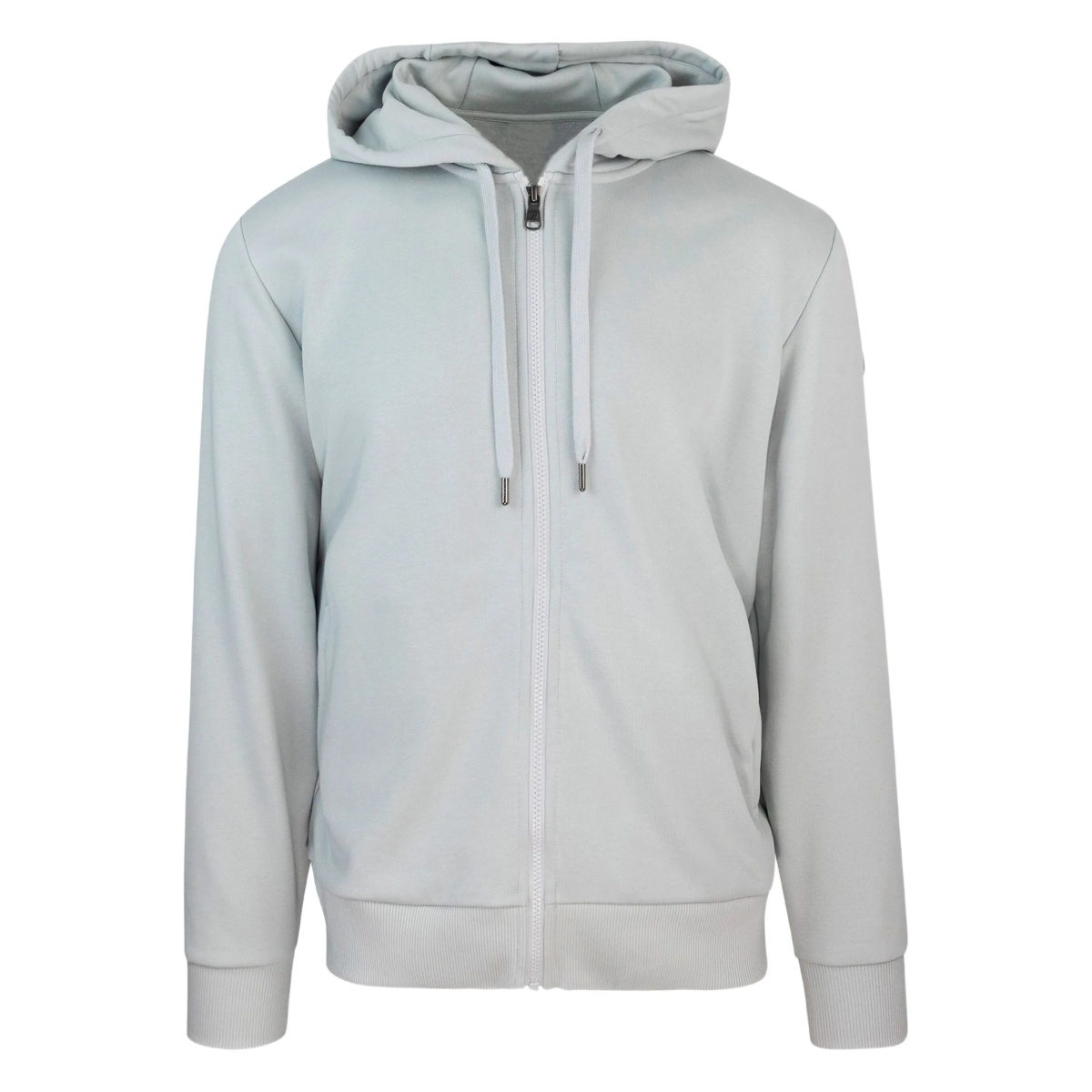 hooded zip-up sweatshirt