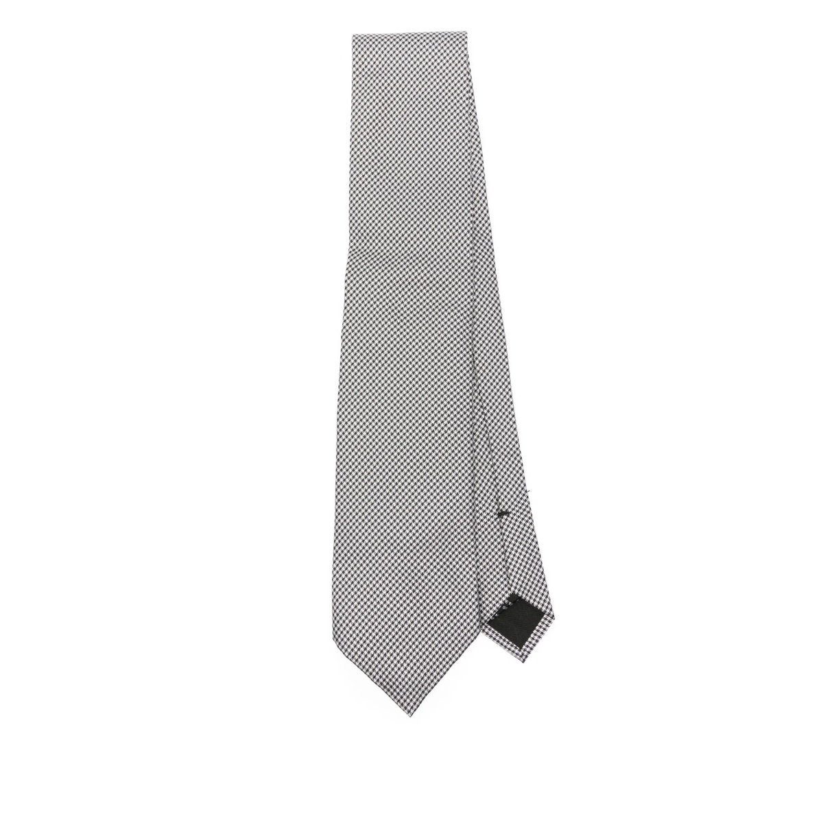 houndstooth-pattern tie