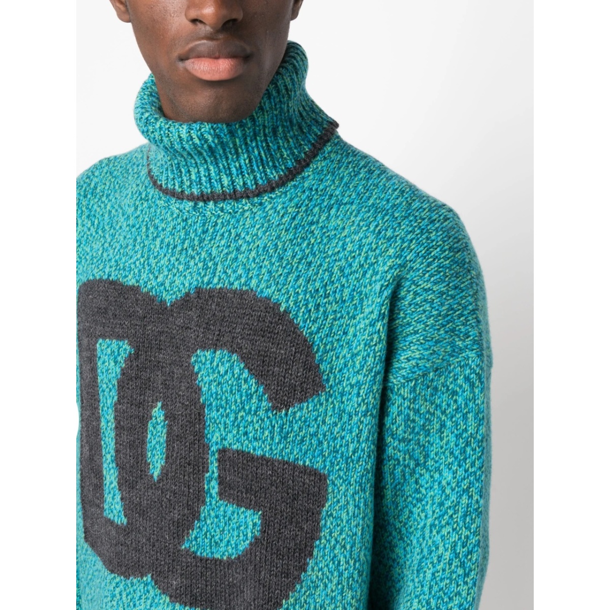 intarsia-knit logo jumper - Img 5
