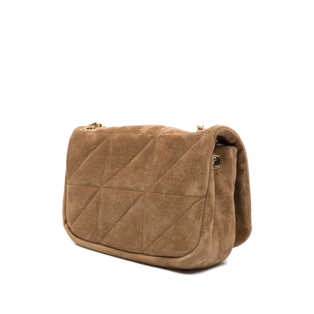 Jamie 4.3 quilted suede shoulder bag - Img 3