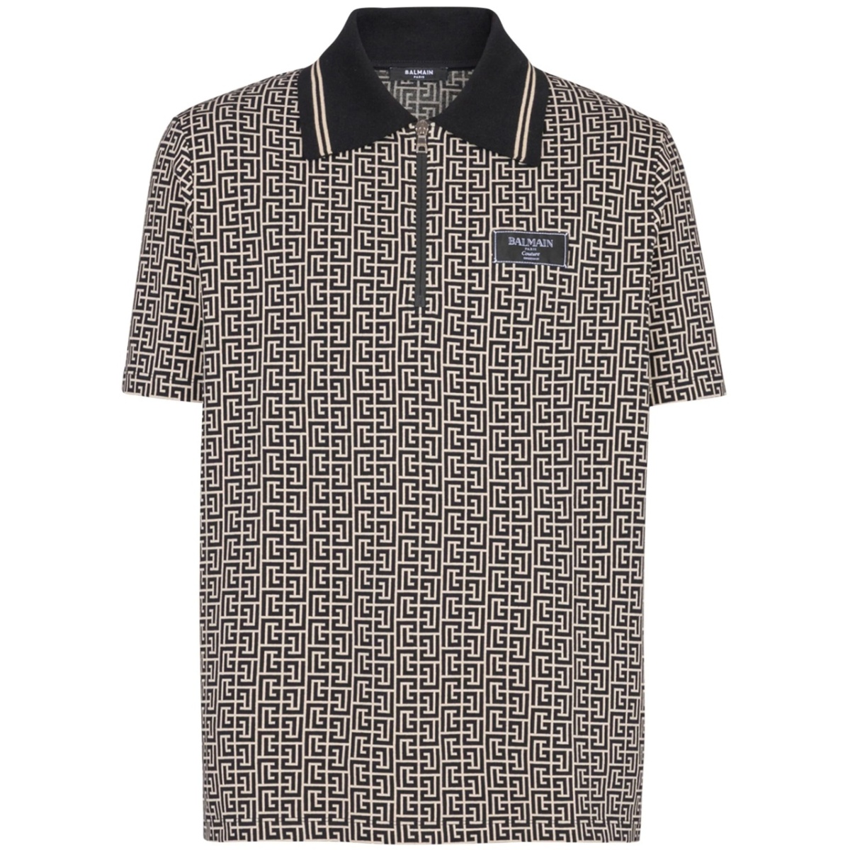 Labyrinth jacquard polo shirt