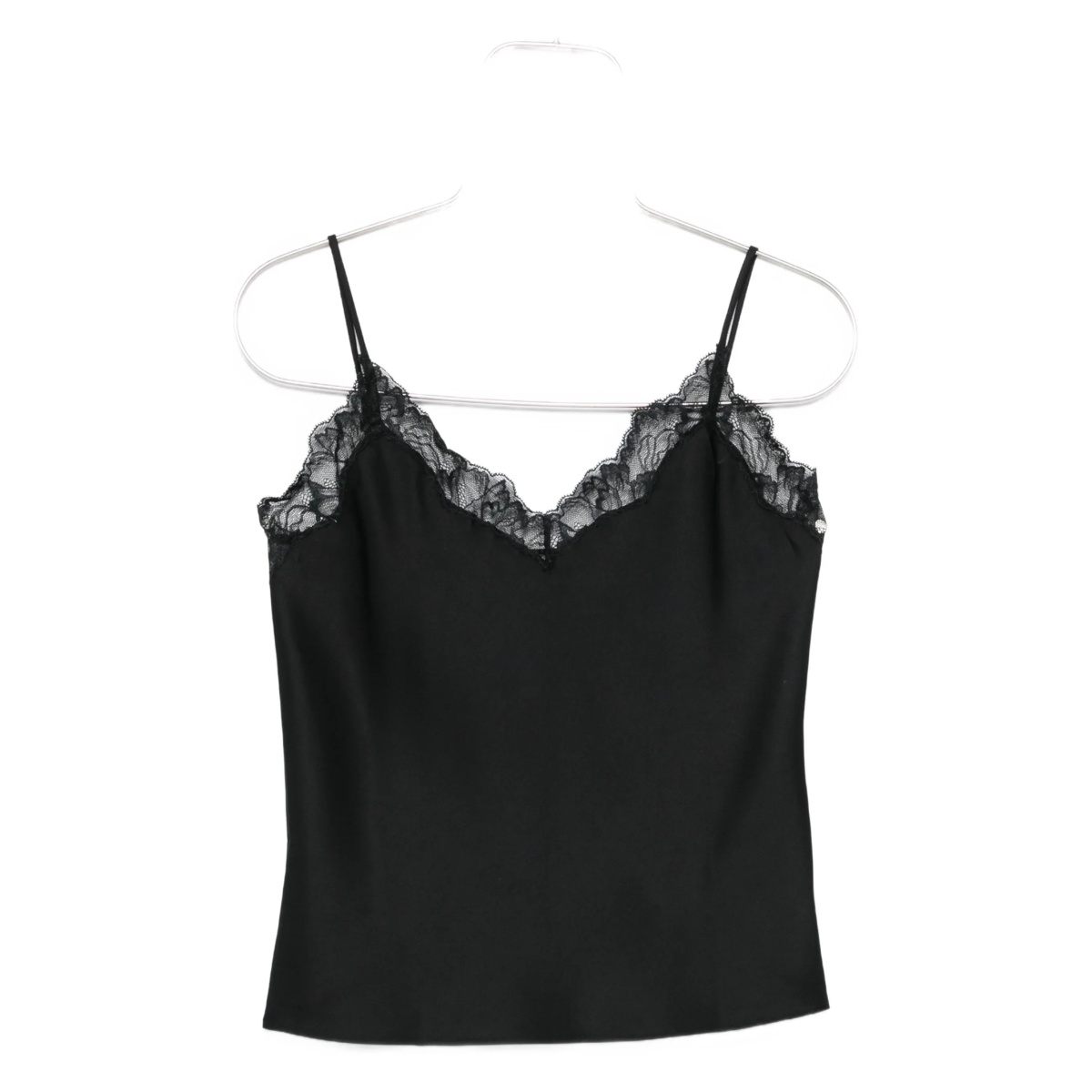 lace-trimmed camisole top