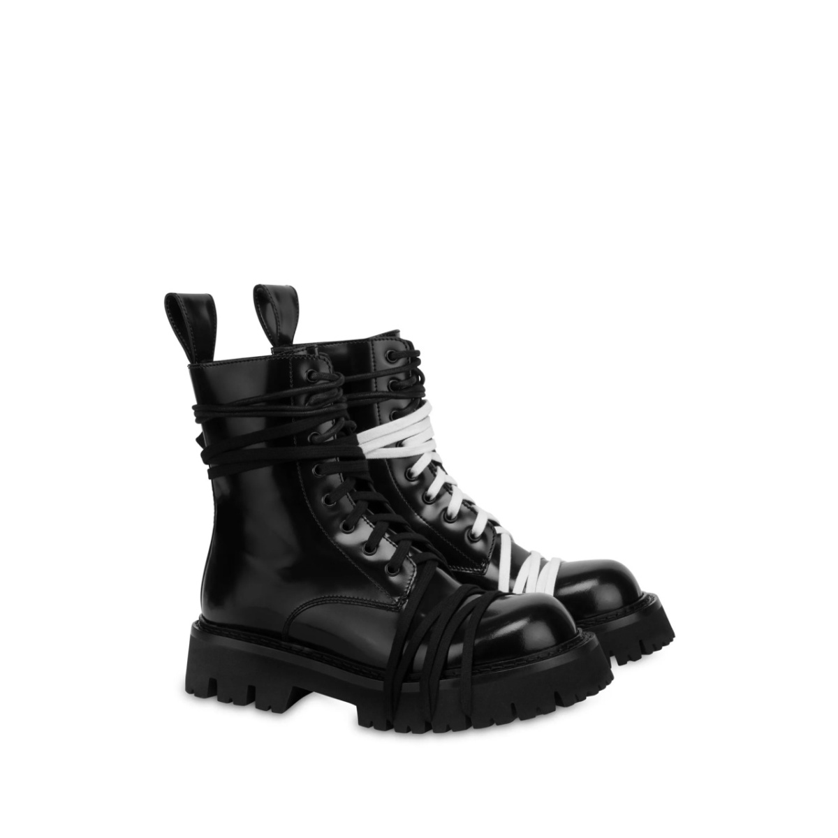 lace-up combat boots - Img 2