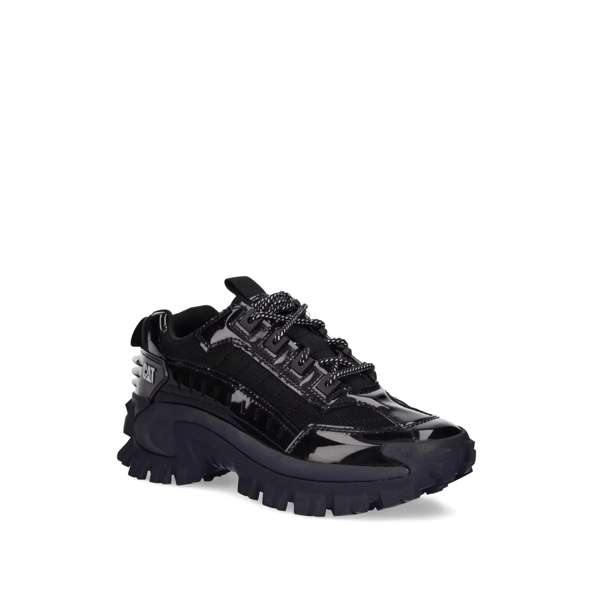 lace-up padded-collar sneakers - Img 2