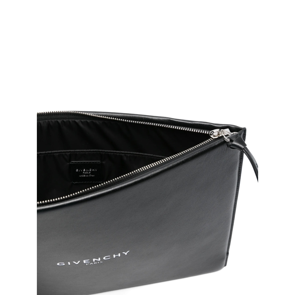 large Antigona Stamped logo leather clutch bag - Img 5