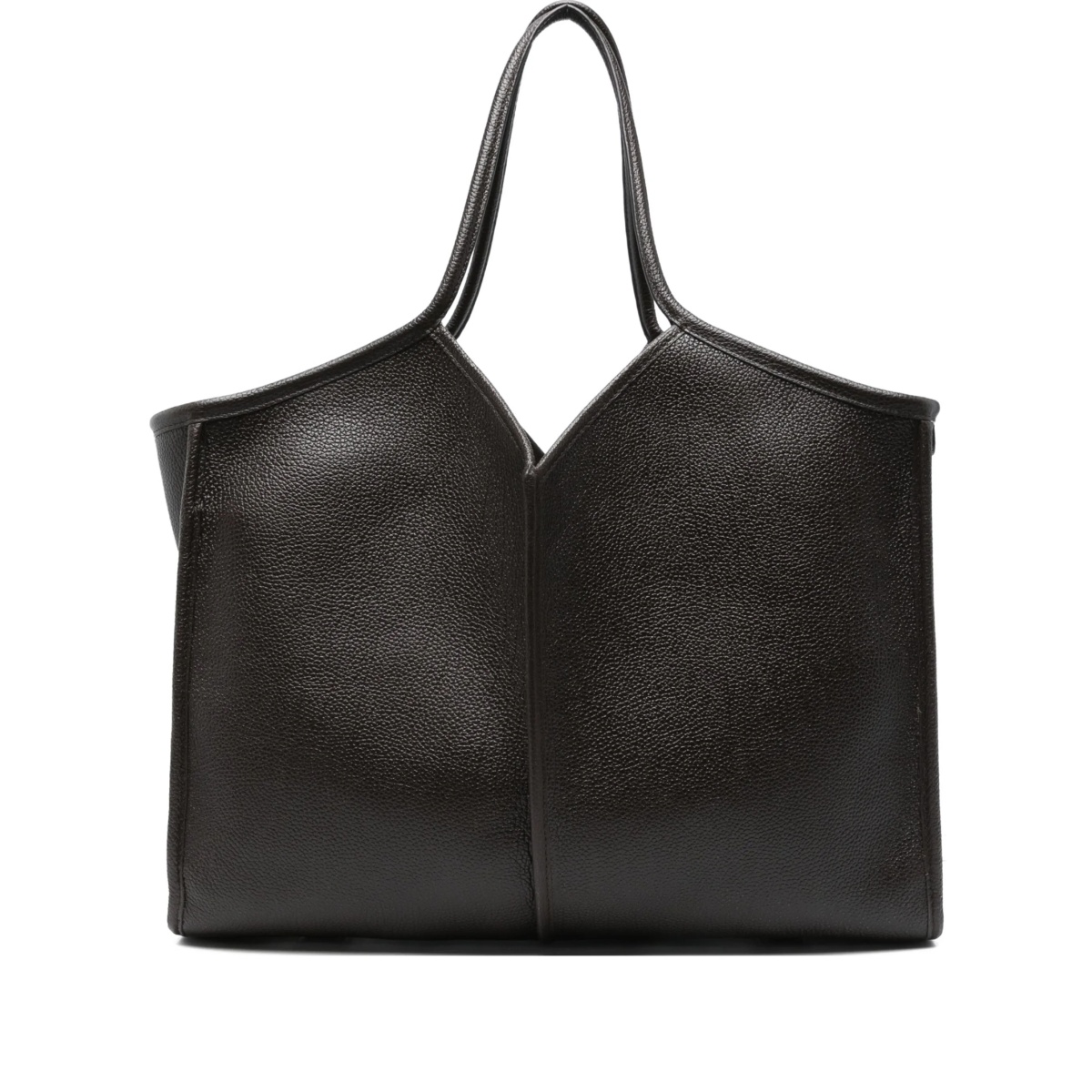 large leather tote bag