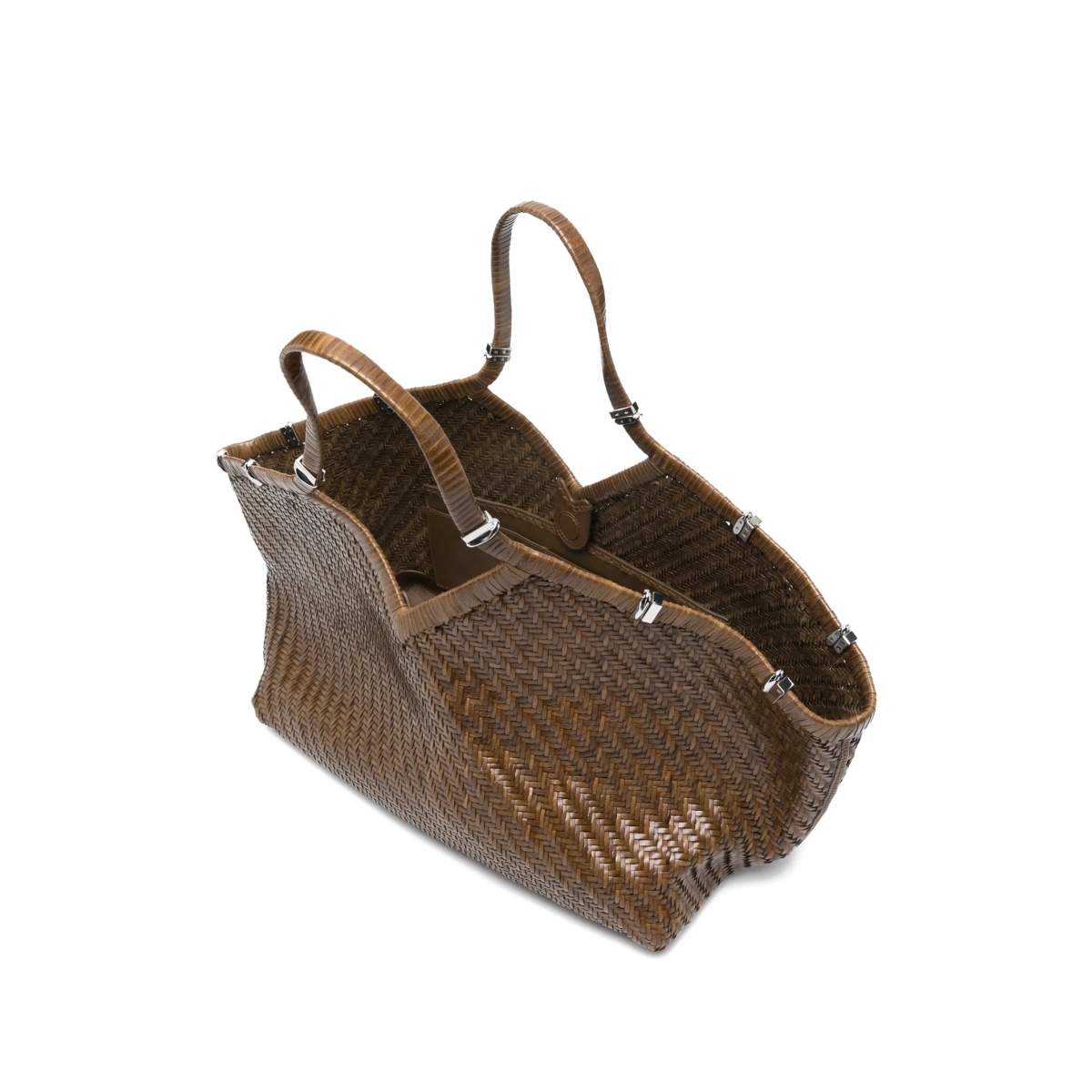 large Usha hand-woven tote bag - Img 5