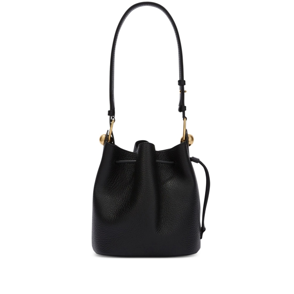 leather bucket bag