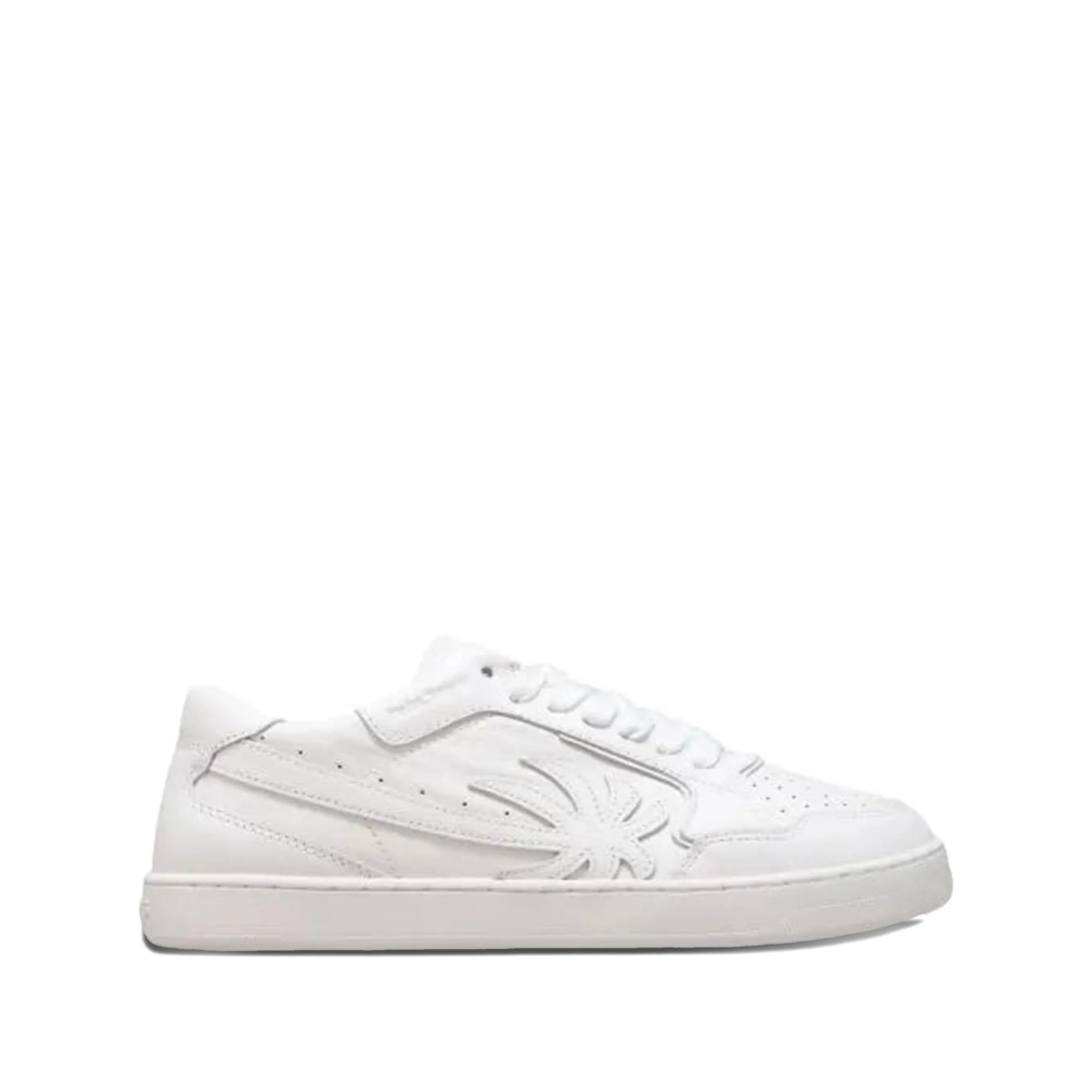 leather palm-tree sneakers