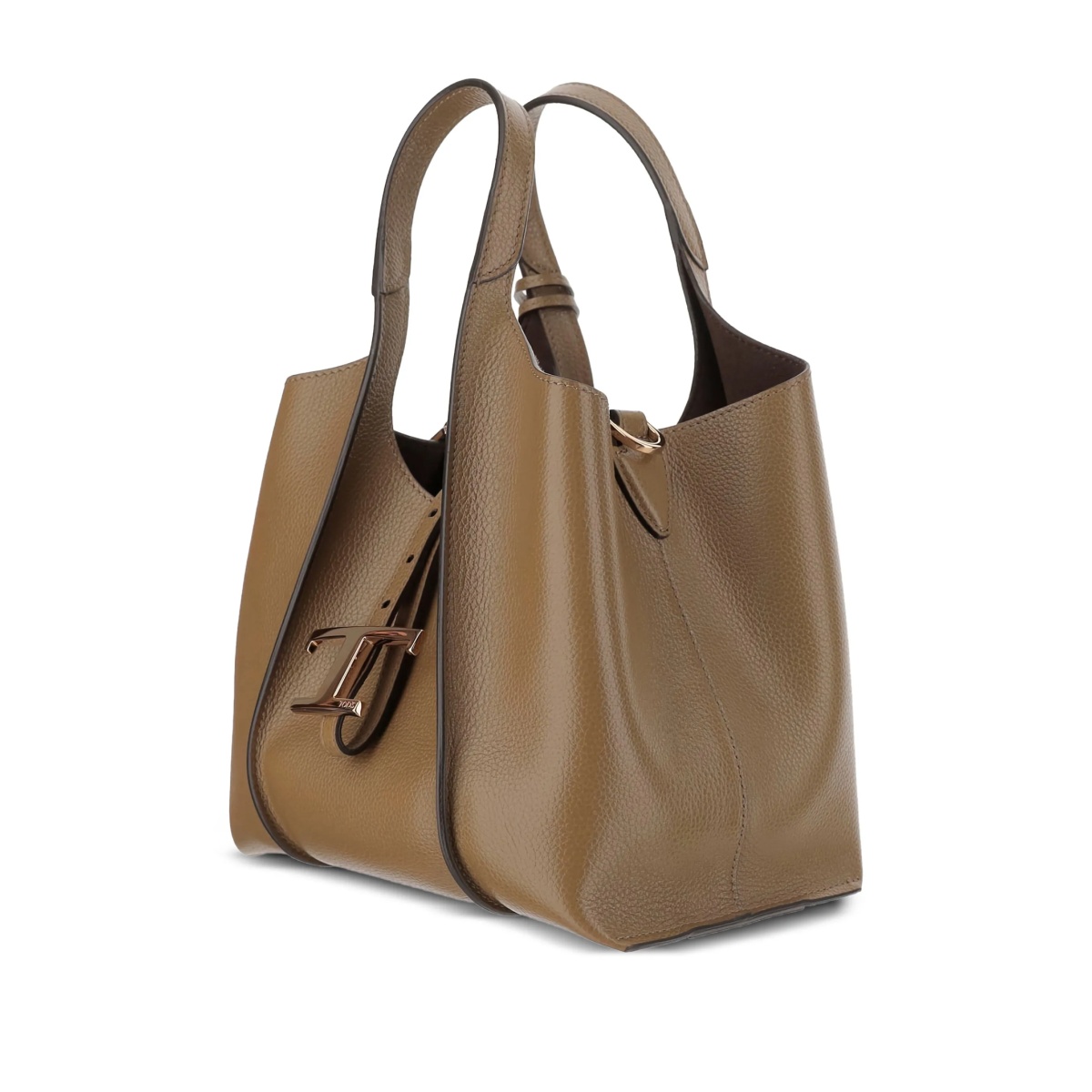 leather T-buckle shoulder bag - Img 3