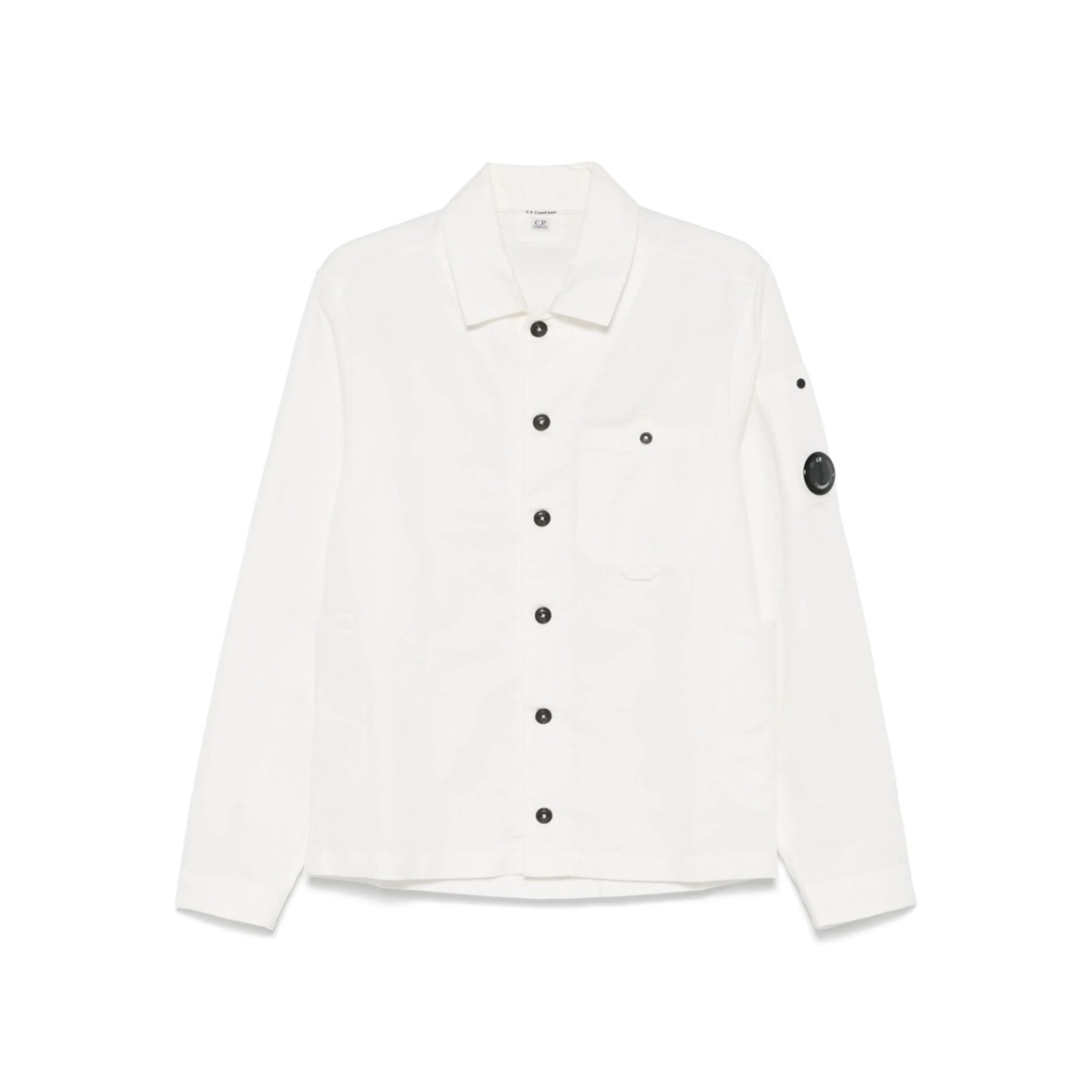 Lens-detailed overshirt