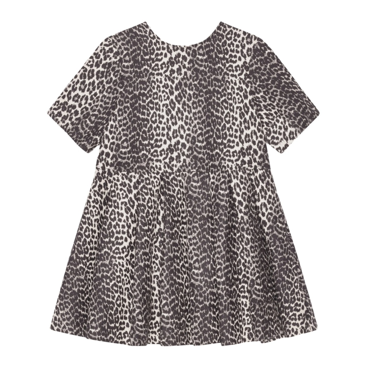 leopard-print minidress