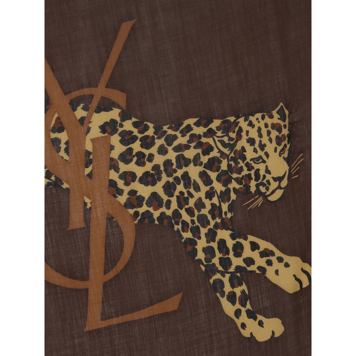 leopard-print scarf - Img 2