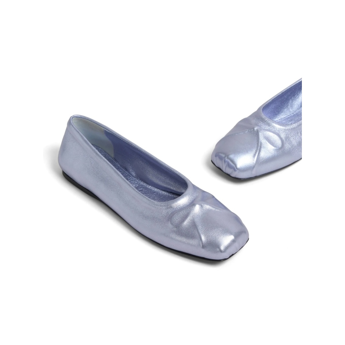 Little Bow metallic ballerina shoes - Img 5