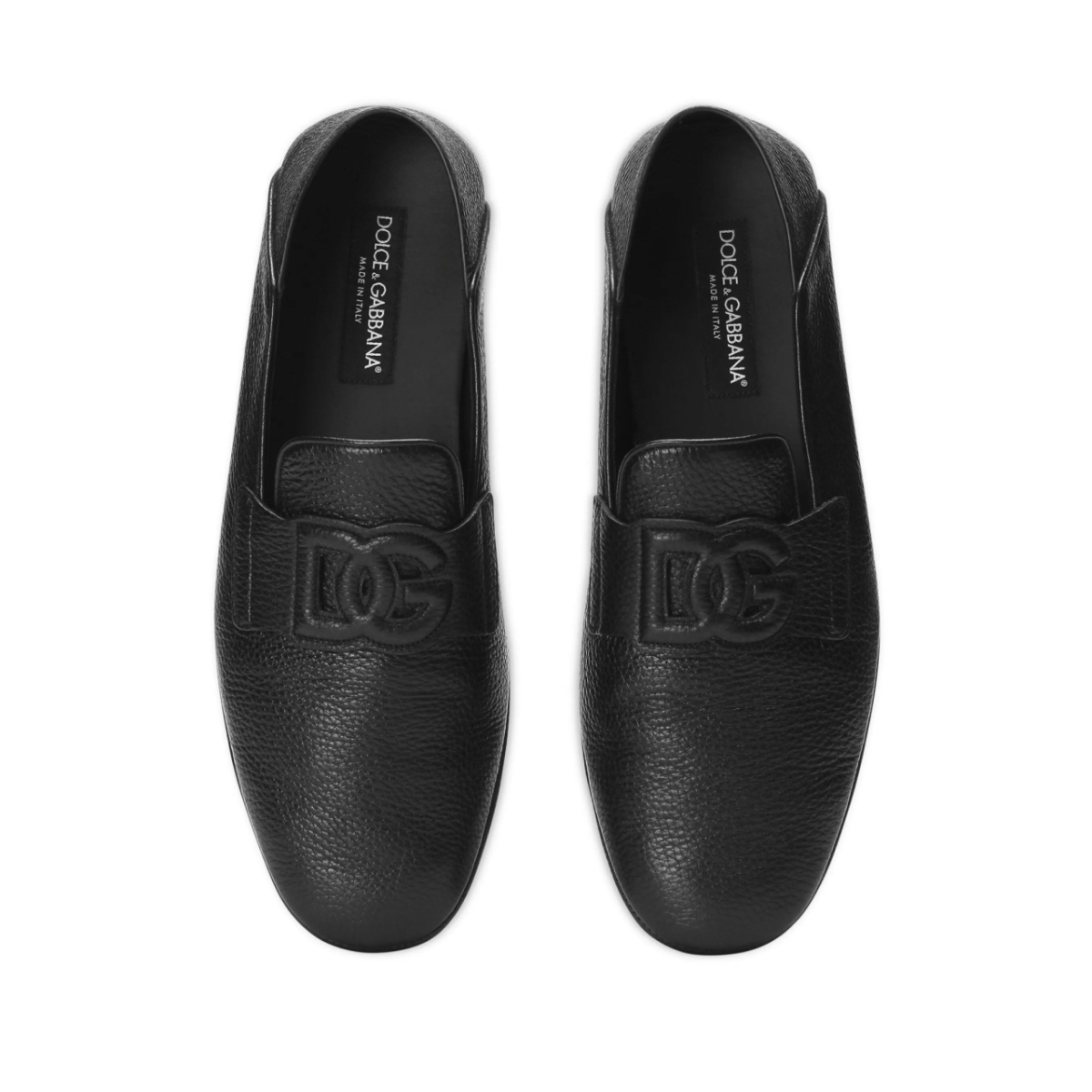 logo-appliqué leather loafers - Img 4