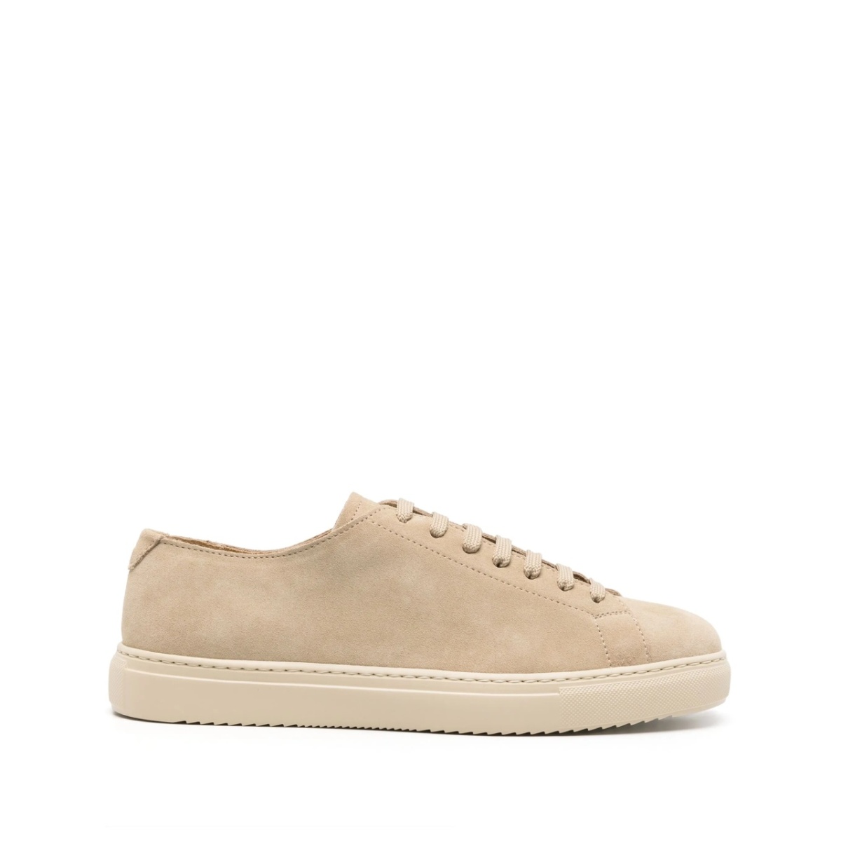 logo-debossed suede snekaers