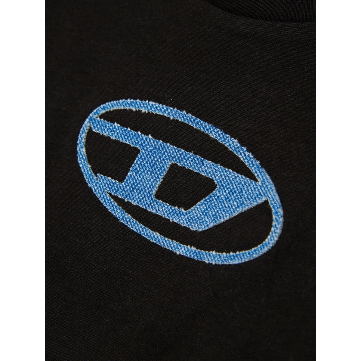 logo-detail cotton T-shirt - Img 4