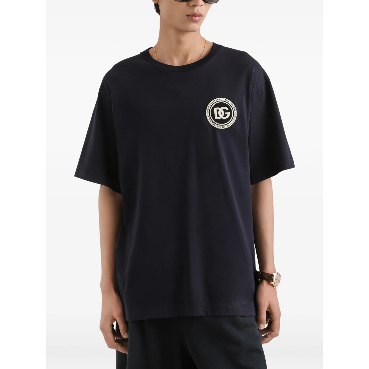 logo-detail short-sleeve T-shirt - Img 5