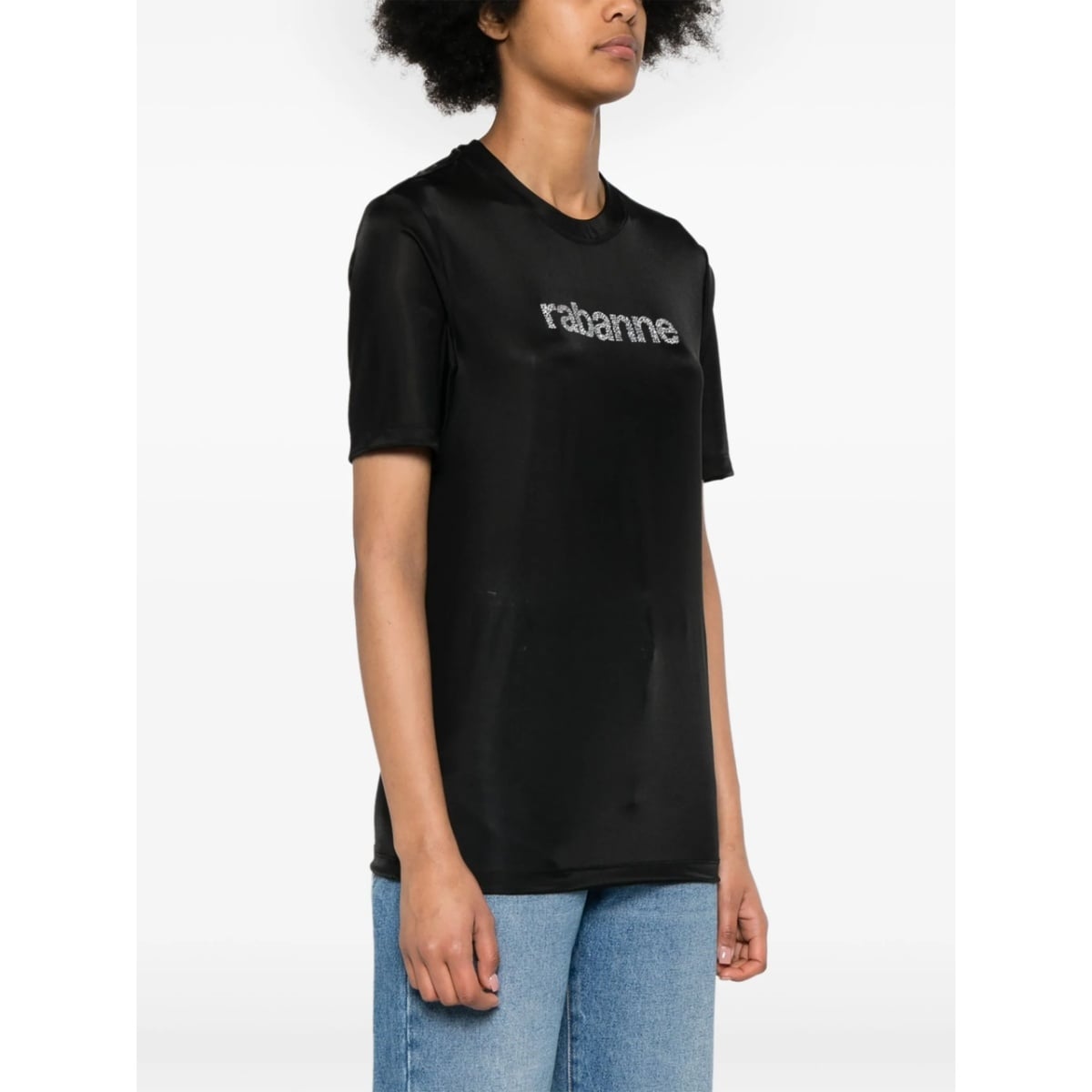 logo-embellished jersey T-shirt - Img 3