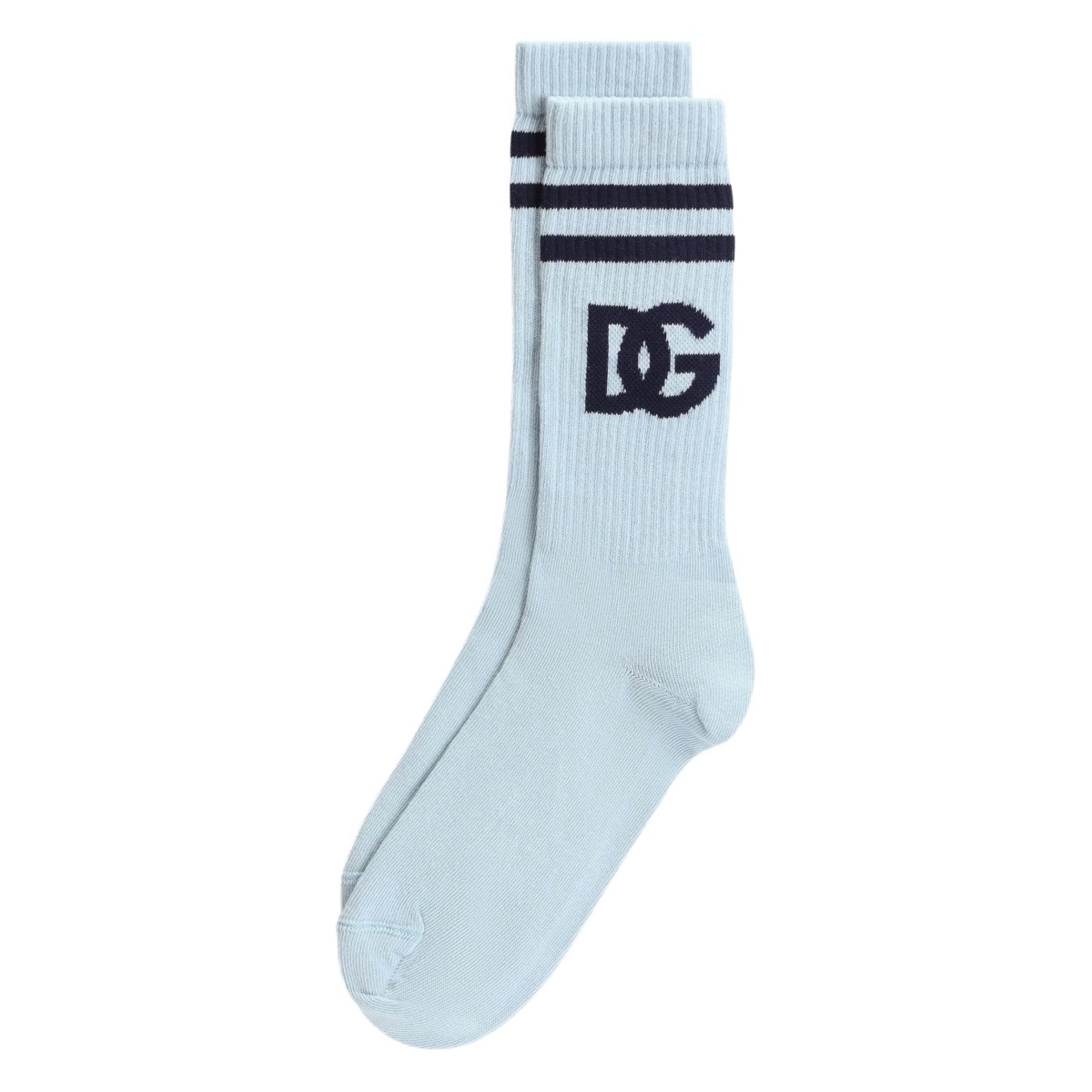 logo-embellished striped socks