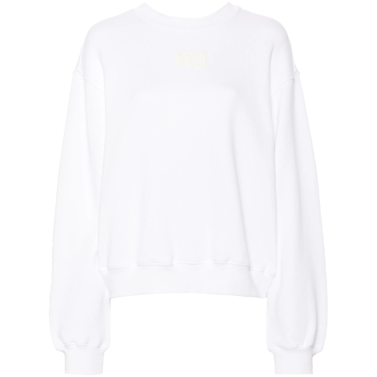 logo-embossed cotton sweatshirt