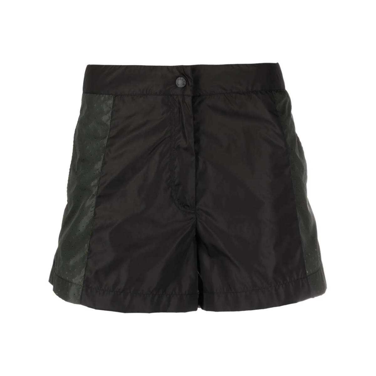 logo-embossed two-tone shorts