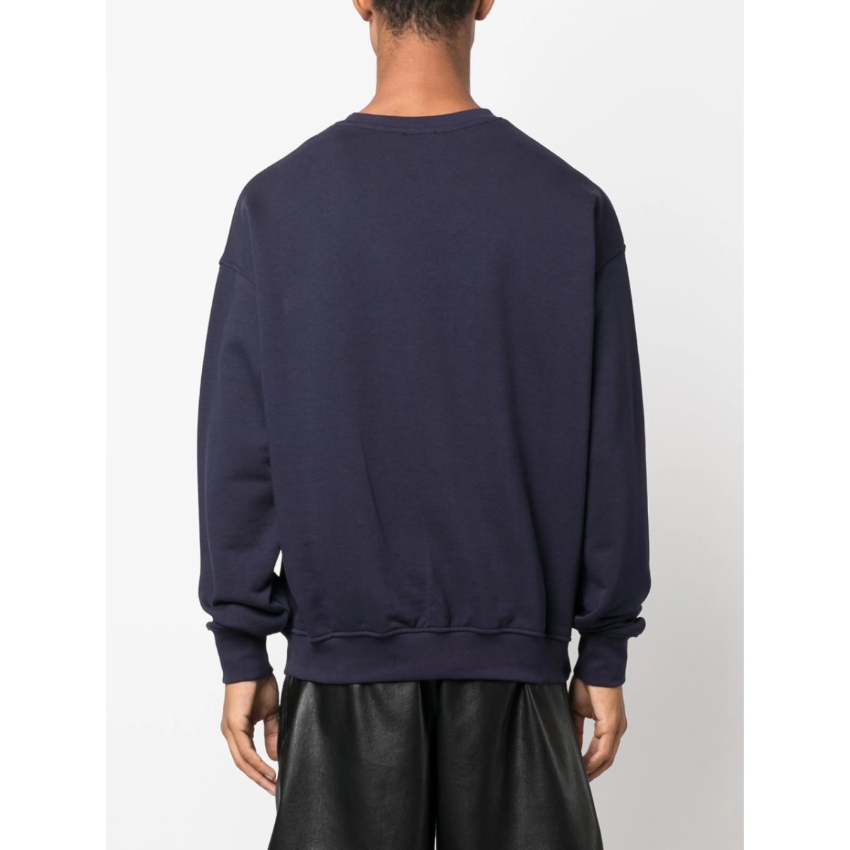 logo-embroidered cotton sweatshirt - Img 4