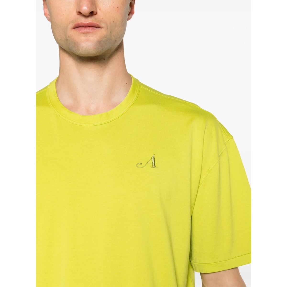 logo-embroidered cotton T-shirt - Img 5