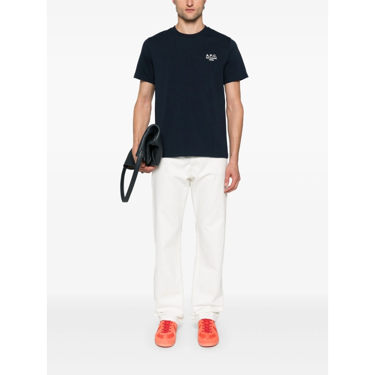 logo-embroidered cotton T-shirt - Img 2