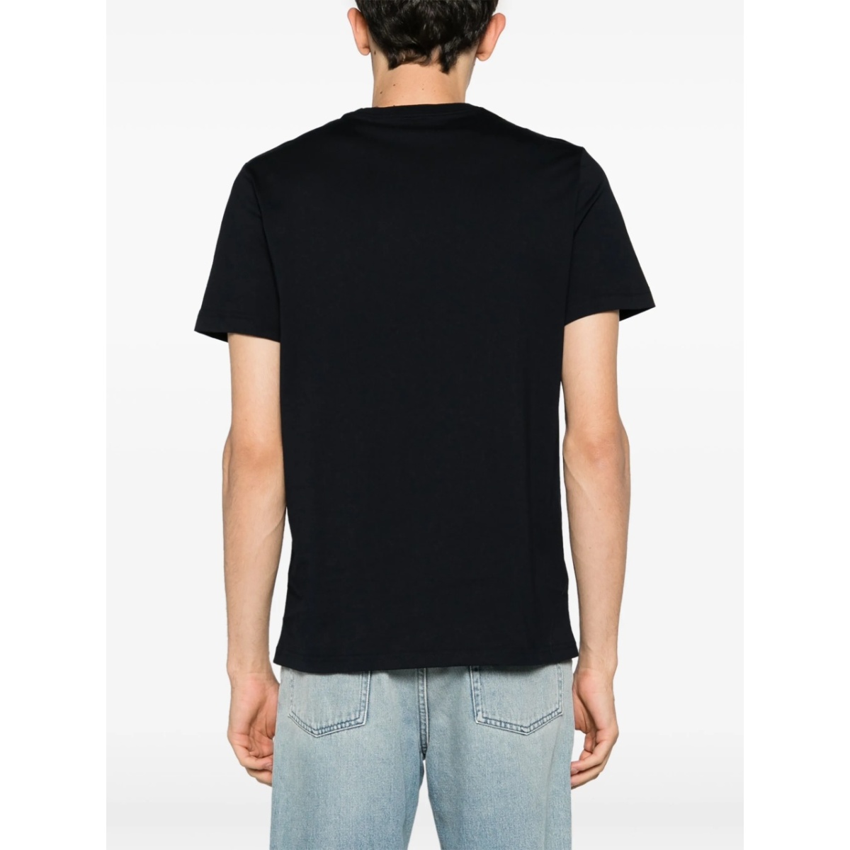 logo-embroidered cotton T-shirt - Img 4