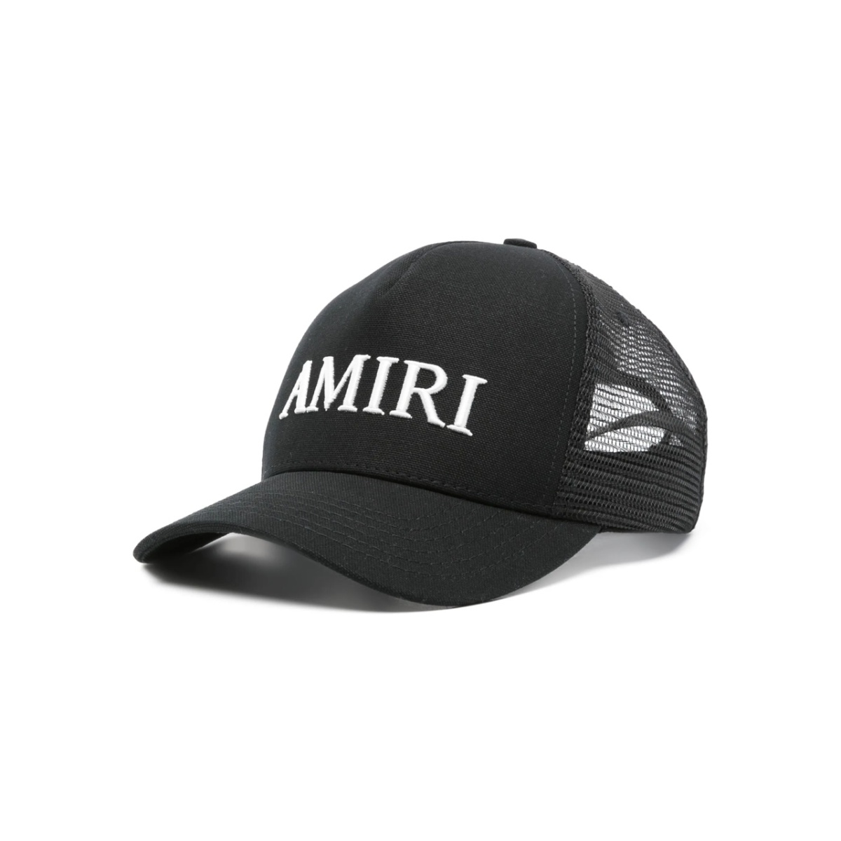 logo-embroidered mesh baseball cap