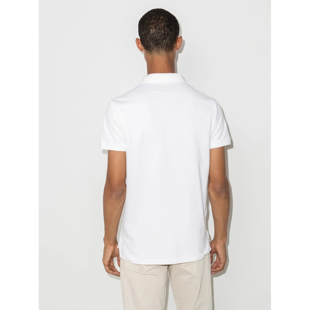 logo-embroidered polo shirt - Img 3