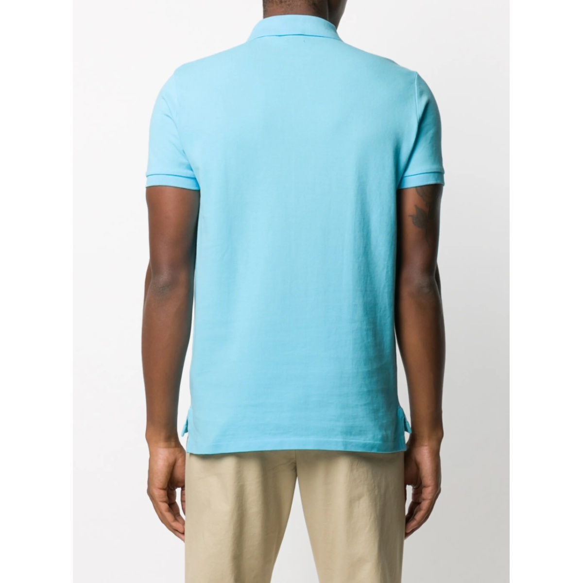 logo-embroidered polo shirt - Img 4