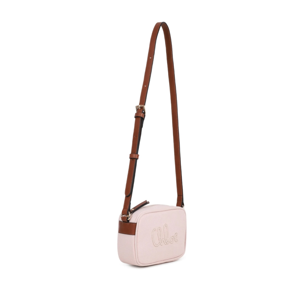 logo-embroidered shoulder bag - Img 3