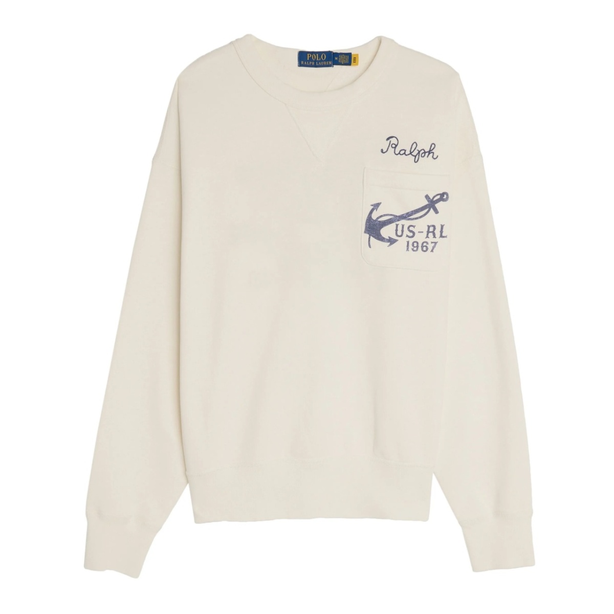logo-embroidered sweatshirt