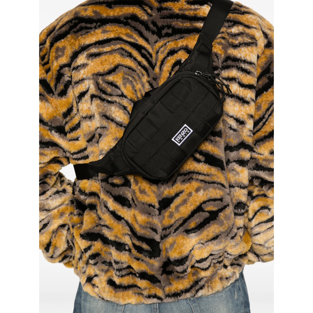 logo-lettering belt bag - Img 2
